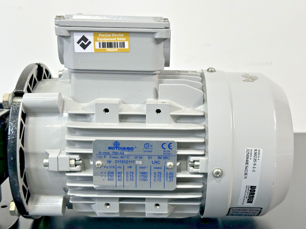Motovario NMRV040 40:1 Worm Gearmotor 0.75 HP 3PH 56C Used Untested2