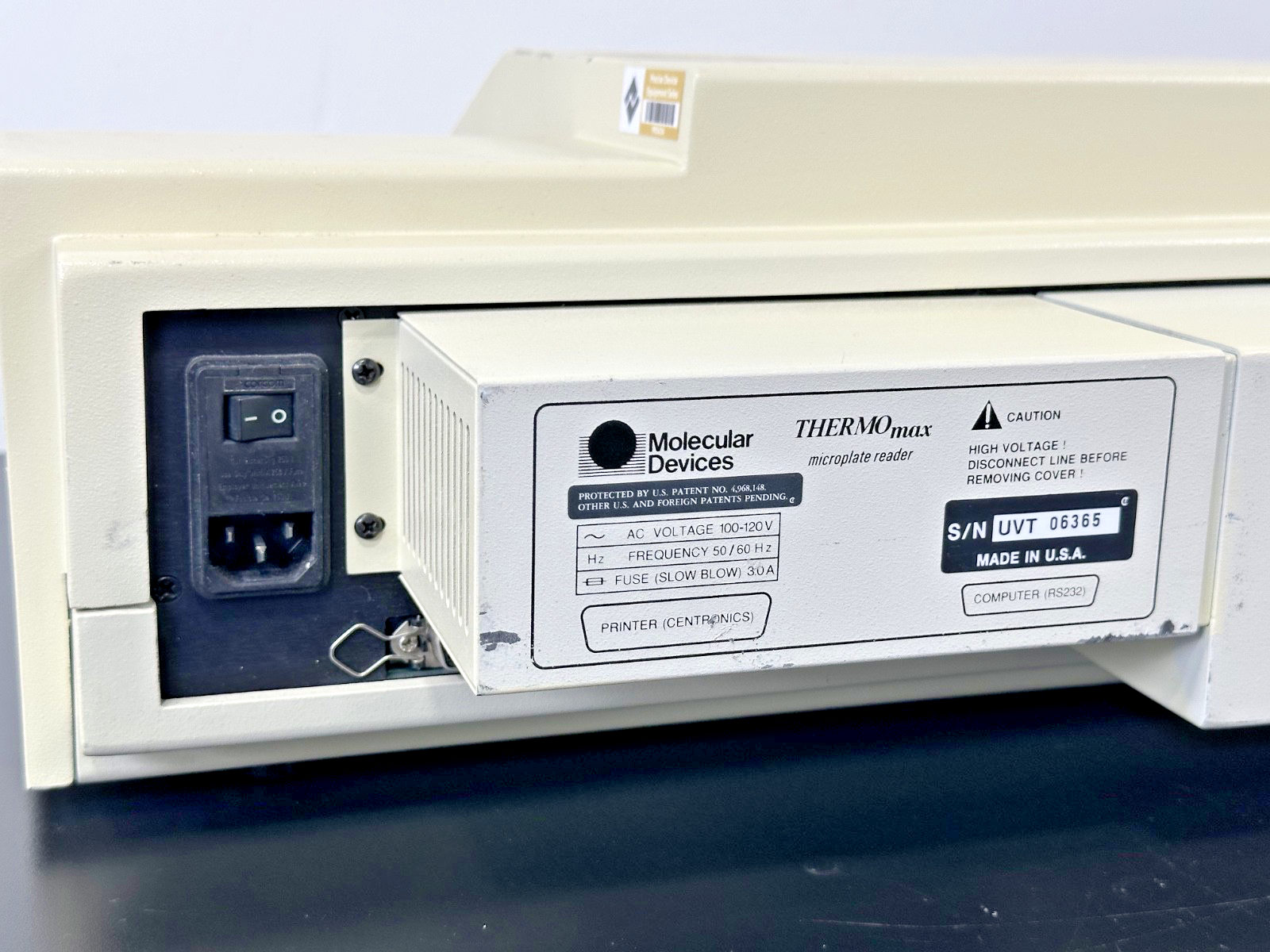 Molecular Devices THERMOmax Microplate Reader UVT 06365 Used Powers On8