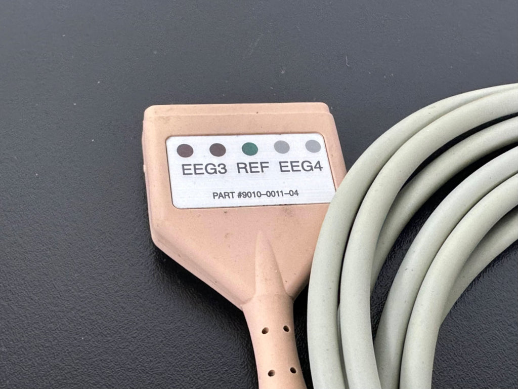 MECTA EEG Patient Cable Part # 9010 0011 04 EEG3 REF EEG4 Medical Lead Wire1