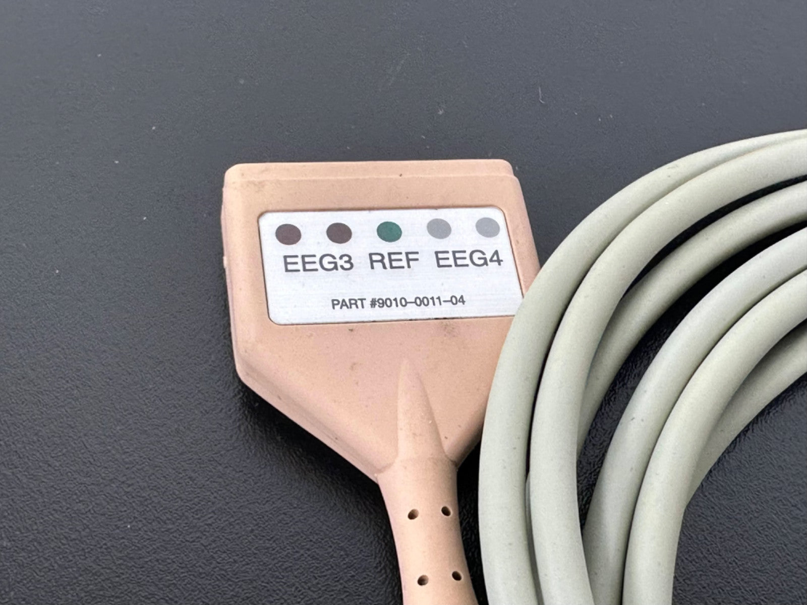 MECTA EEG Patient Cable Part # 9010 0011 04 EEG3 REF EEG4 Medical Lead Wire1