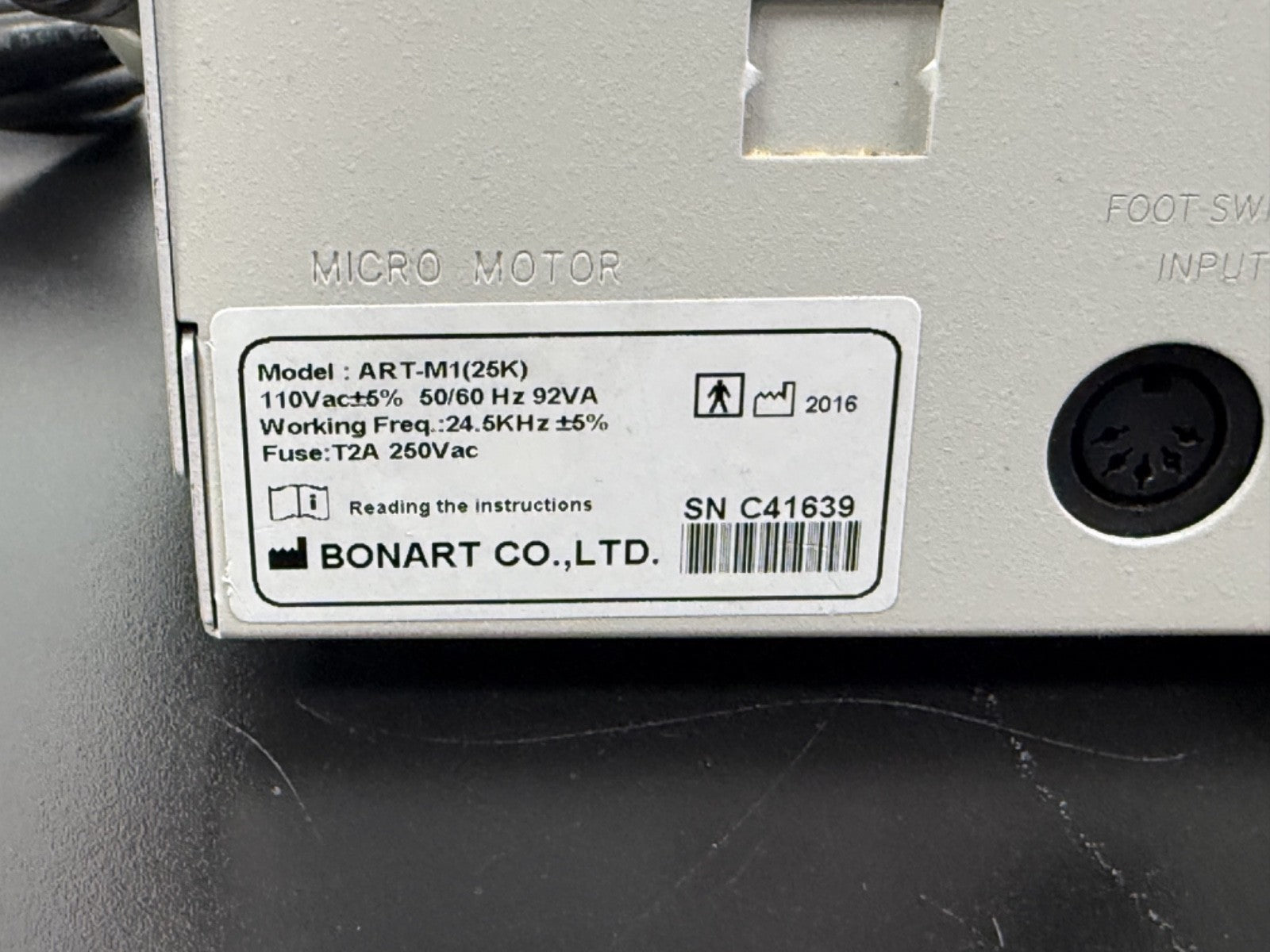 Bonart ART M1 (25K) Maverick Ultrasonic Scaler Dental Unit For Parts Repair5