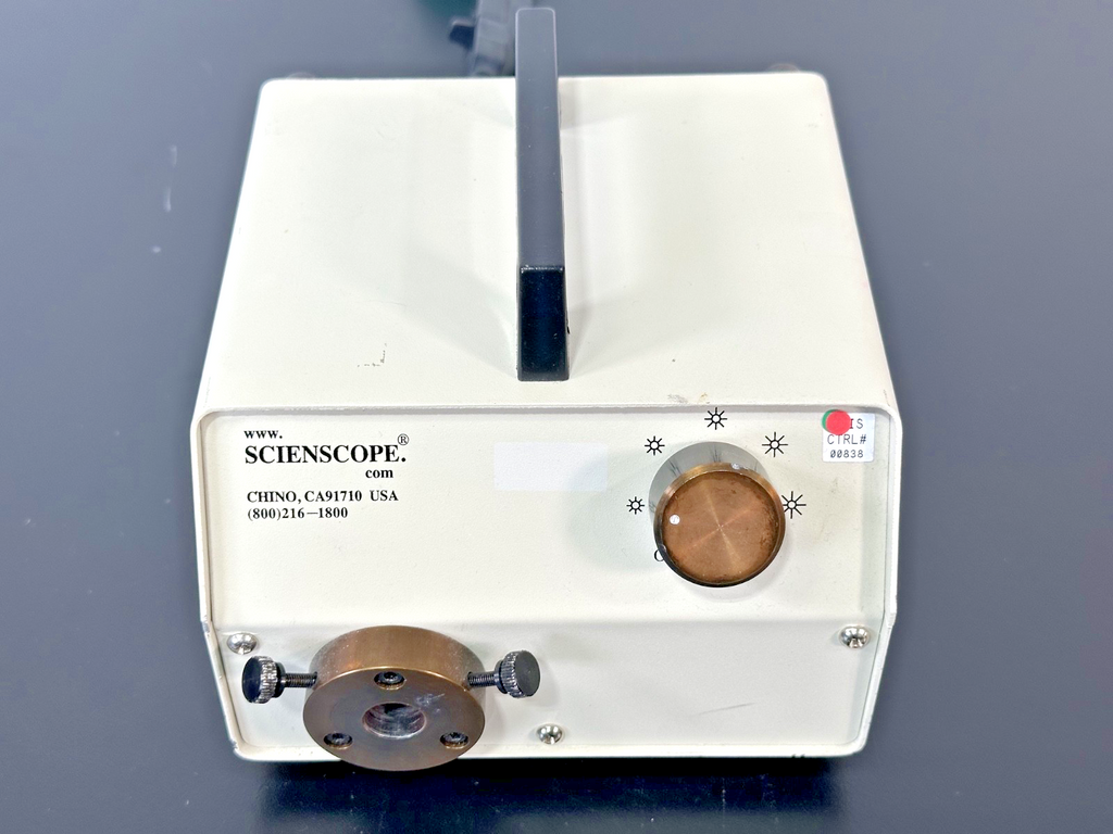 Scienscope Fiber Optic Microscope Illuminator Light Source For Parts1