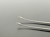 Lot of 2 Aesculap MA053R Shapleigh Angled 1.5mm Curettes 6.5"1