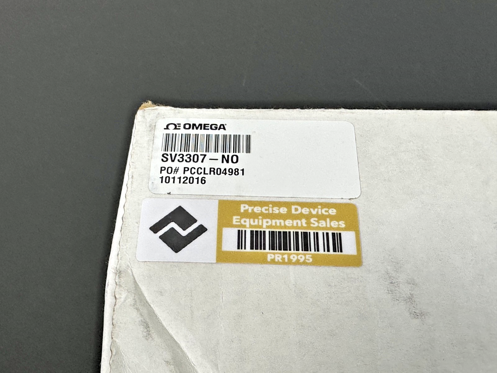 Omega SV3307 NO 2 Way Normally Open Brass Solenoid Valve 1/4" NPT New Open Box2