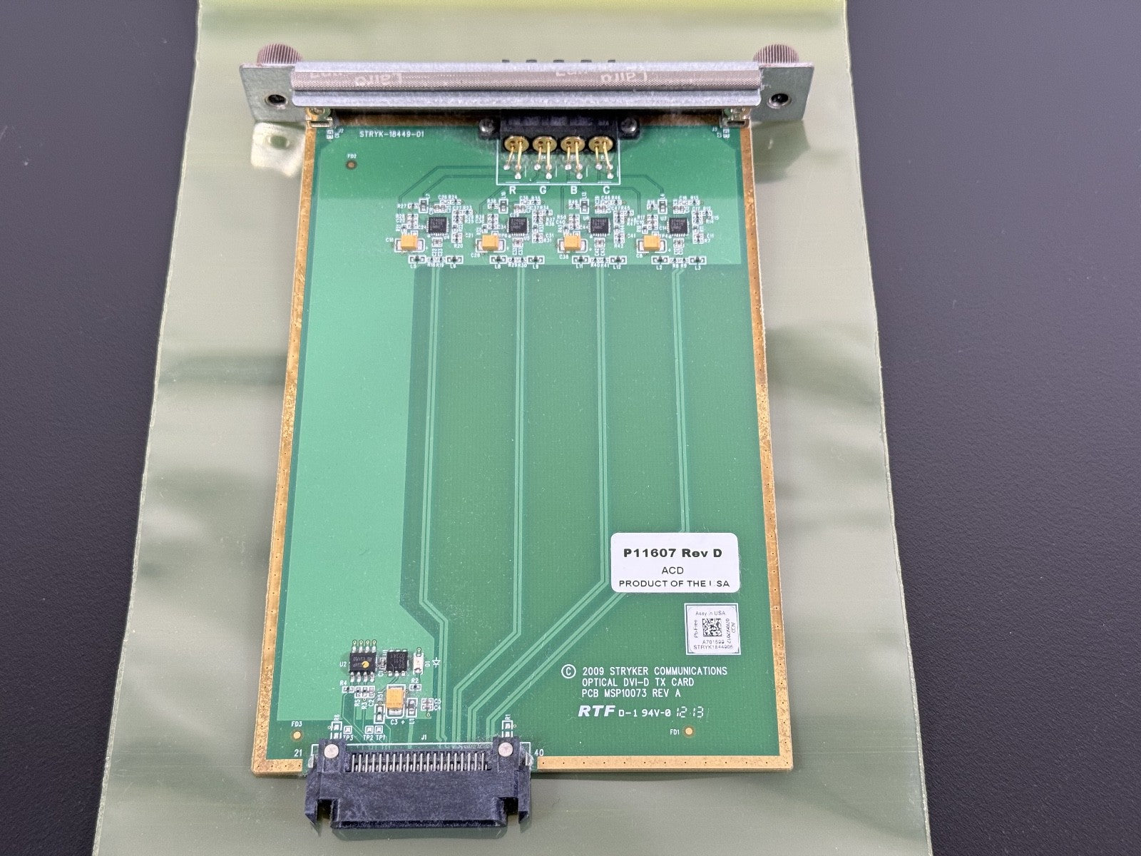 STRYKER COMMUNICATIONS DVI D TX CARD1