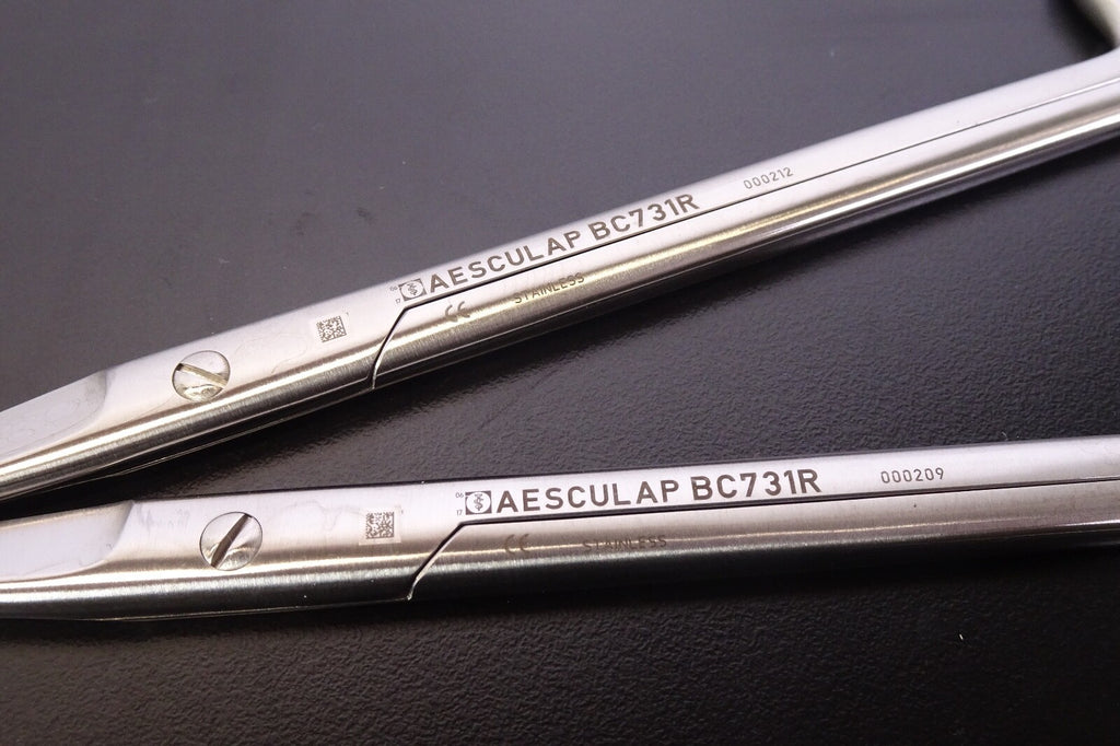 x2) Aesculap BC721R Surgical Scissors4