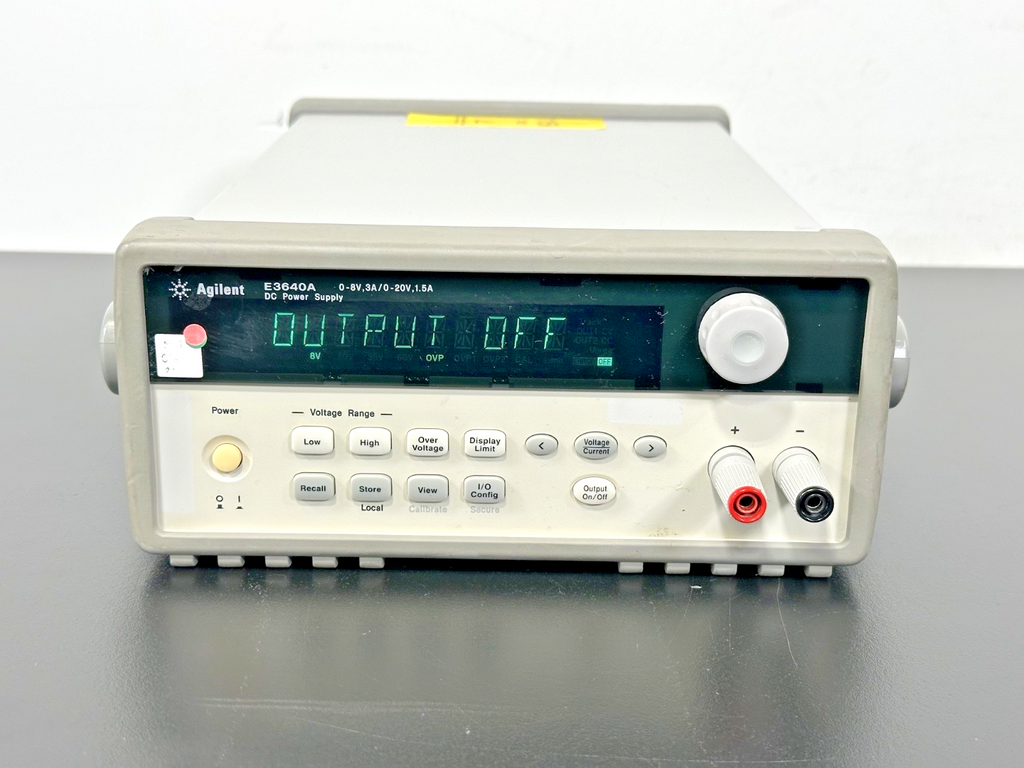 Agilent E3640A Programmable DC Power Supply 0-8V 3A / 0-20V 1.5A Working0