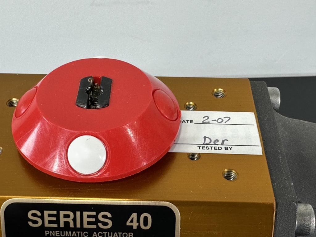 Flowserve Worcester Controls Series 40 Model 20 40 Pneumatic Actuator Ball Valve6