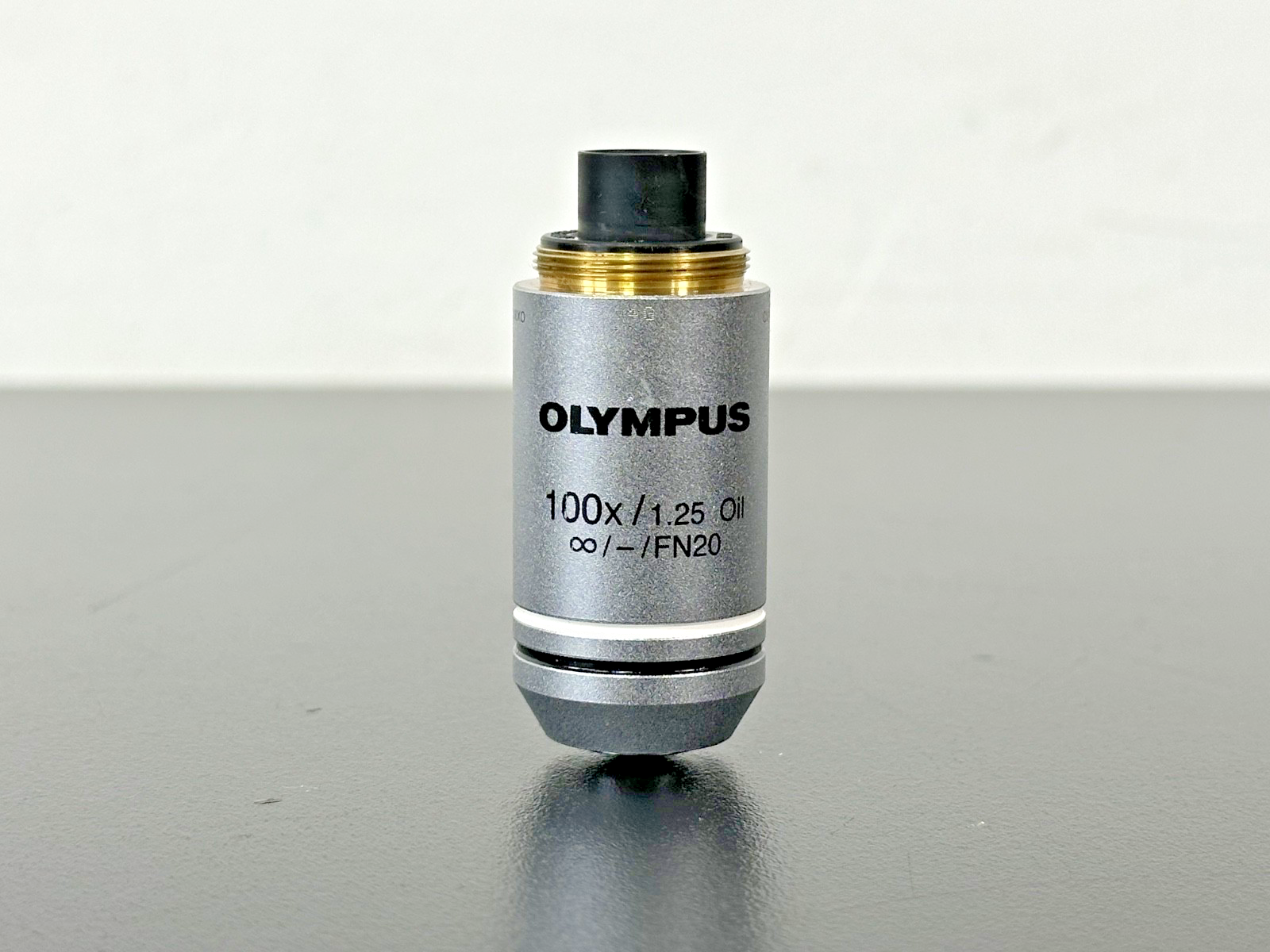 Olympus 100X 1.25 Oil Plan Objective Microscope Lens Infinity FN201