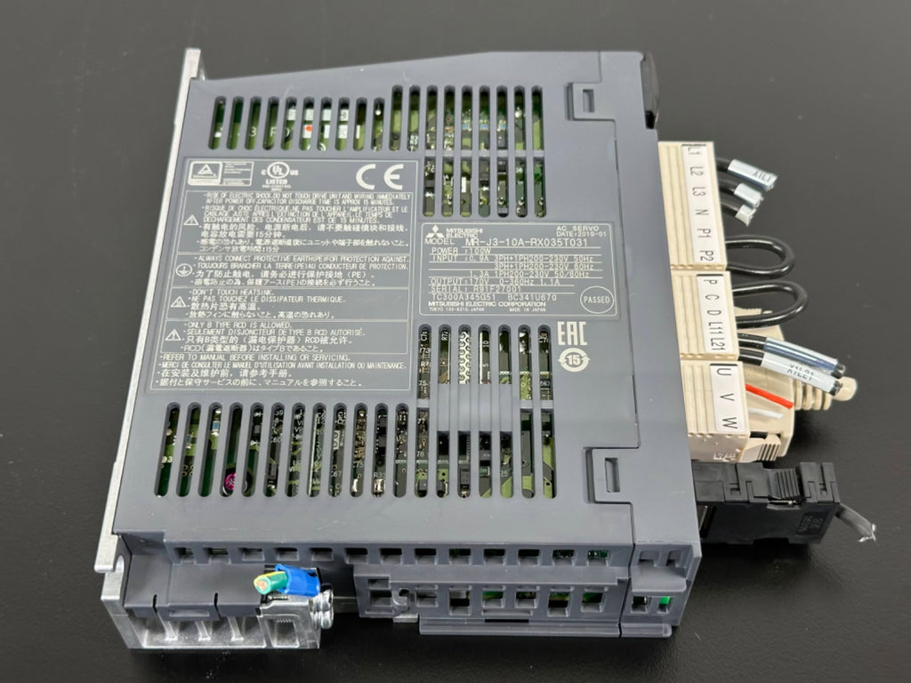 Mitsubishi Electric MR J3 10A RX035T031 Servo Drive Amplifier 100W MR J30
