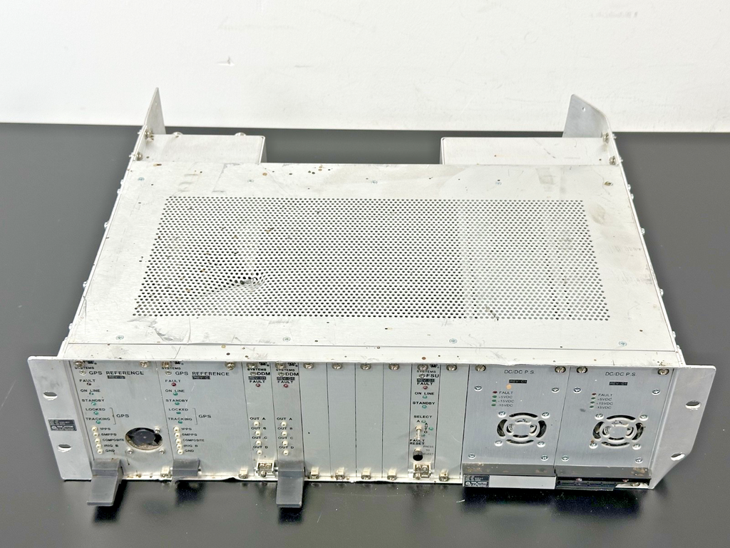 TRAK Systems 9100 9 GPS Site Reference Chassis DDM FSU Dual Power Supply Parts2