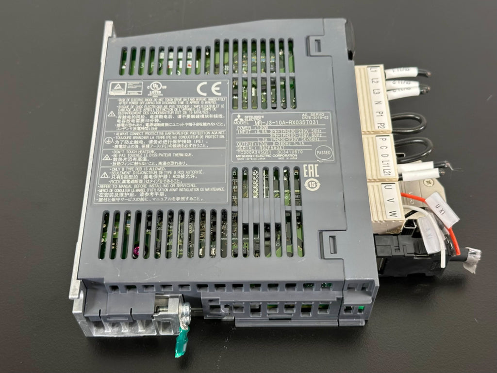 Mitsubishi Electric MR J3 10A RX035T031 Servo Drive Amplifier 100W MR J30