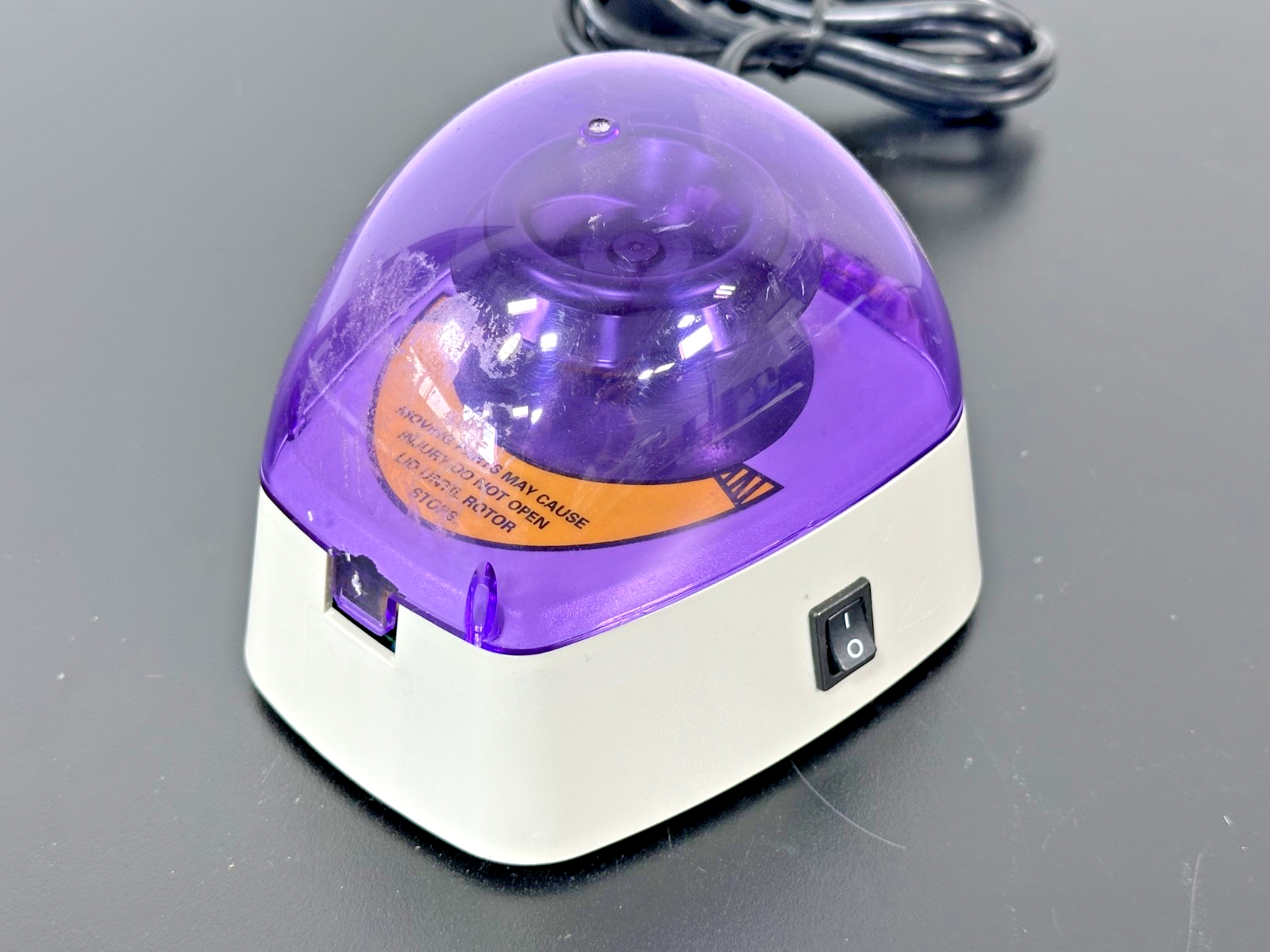 BioExpress C 1301 PC Mini Centrifuge Laboratory Centrifuge 10W Used Has Cracks0