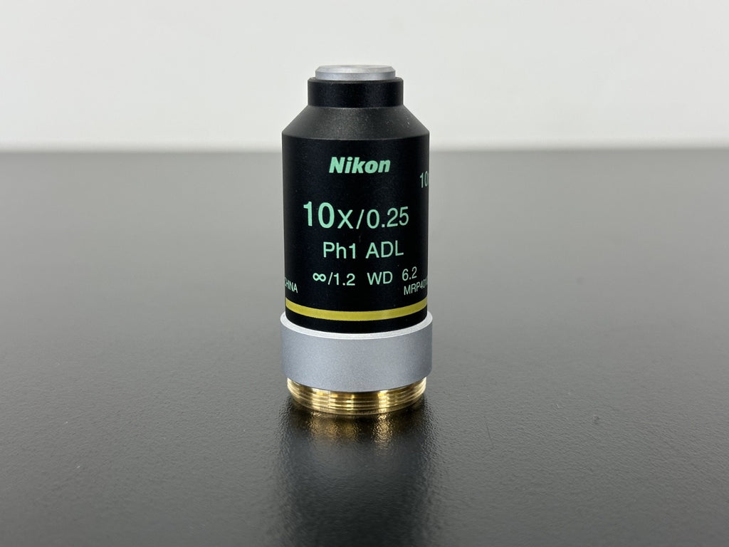 Nikon 10X/0.25 Ph1 ADL Infinity Phase Contrast Objective Lens0