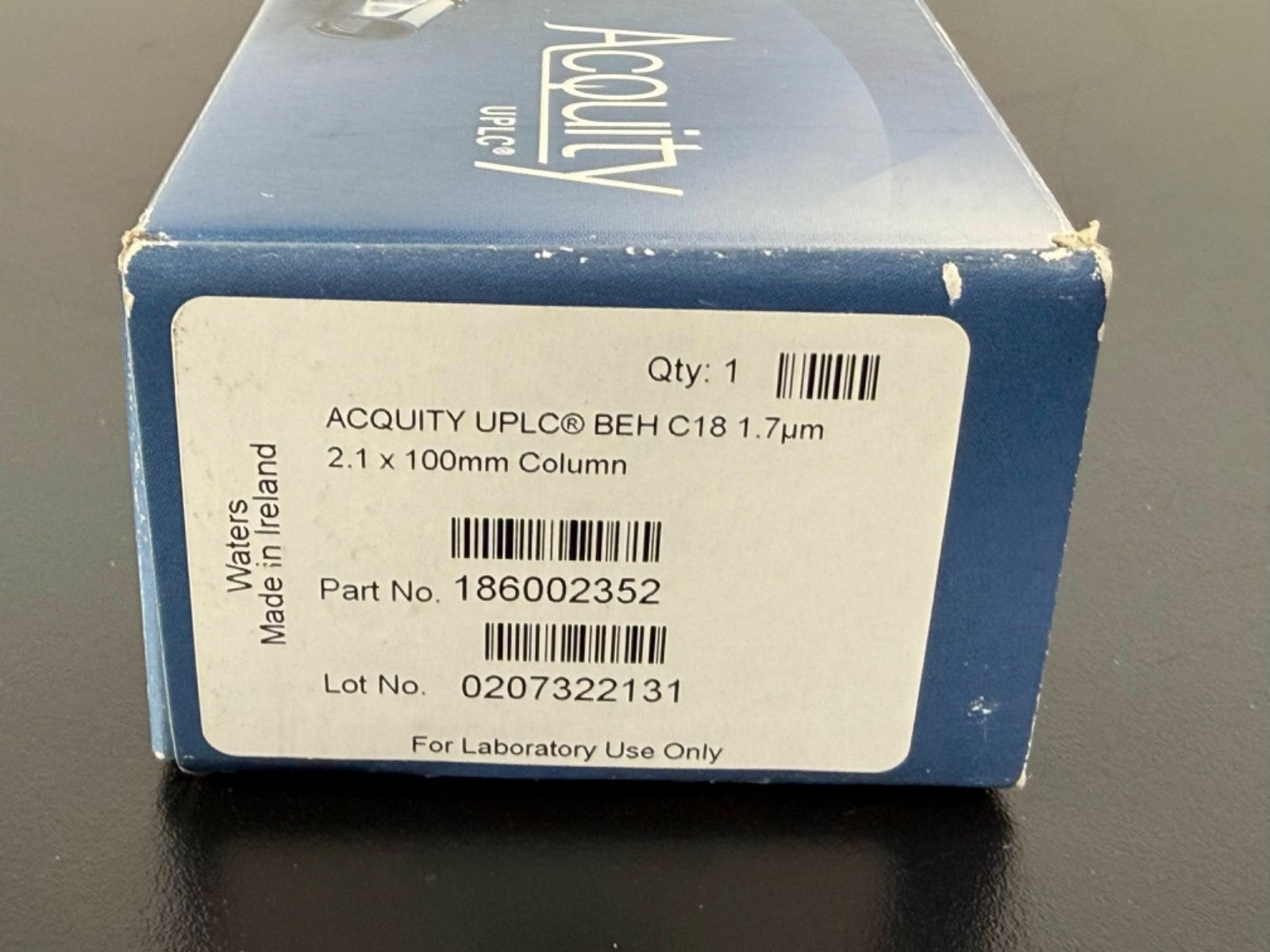 Waters Acquity UPLC BEH C18 Column 2.1x100mm 1.7µm 1860023522