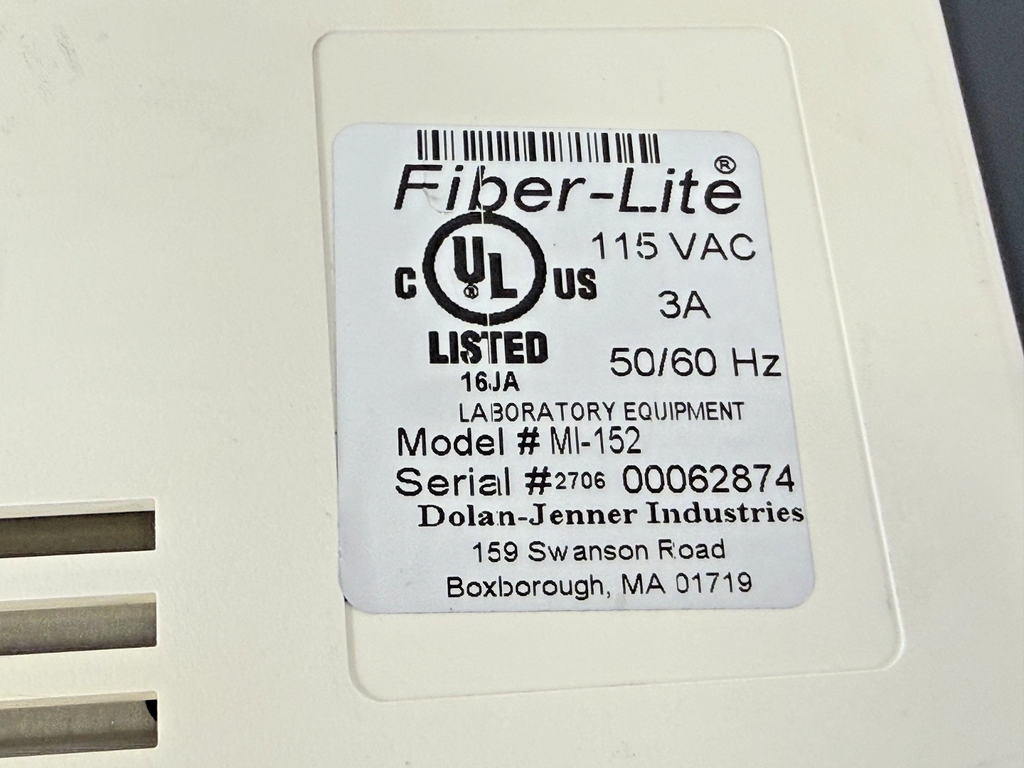 Dolan Jenner Fiber Lite MI 152 High Intensity Illuminator Powers On4