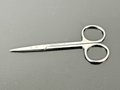 McKesson 43 2 104 Straight Iris Scissors 4.5in Stainless Steel0
