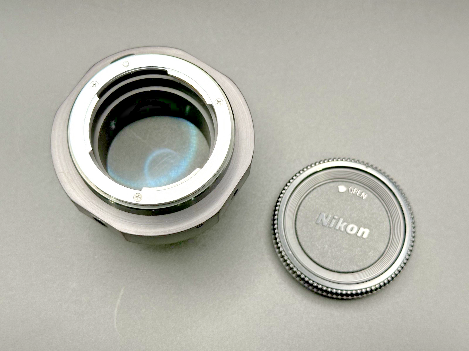 Newport CLM N Nikon Camera Lens Mount w/ Unidentified Optical Lens3