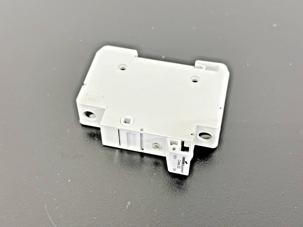 Cooper Bussmann CHCC Series Class CC DIN Rail Fuse Holder 600V2