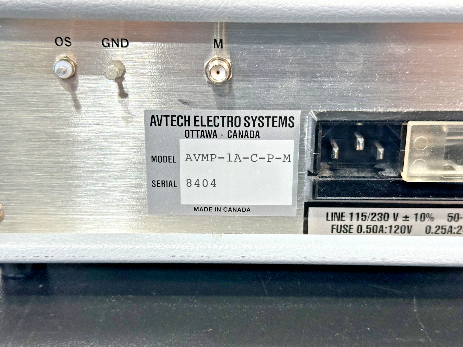 Avtech AVMP 1A C P M 100ps Rise Time 5V 1MHz Pulse Generator Powers On Working6