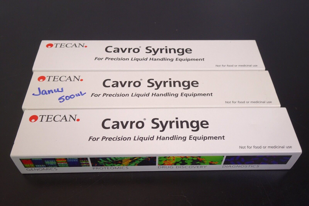 x3) Cavro TECAN 734803 250uL XLP Syringe0