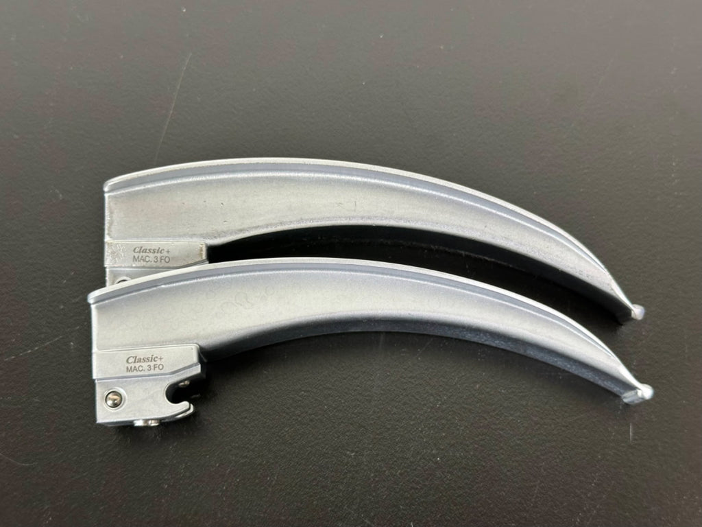 HEINE Classic+ MAC 3 FO Fiber Optic Laryngoscope Blades Size 3 Lot of 20