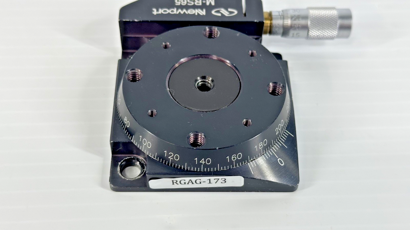 Newport M RS65 65mm Manual Rotation Stage 360° w/ Micrometer Metric2