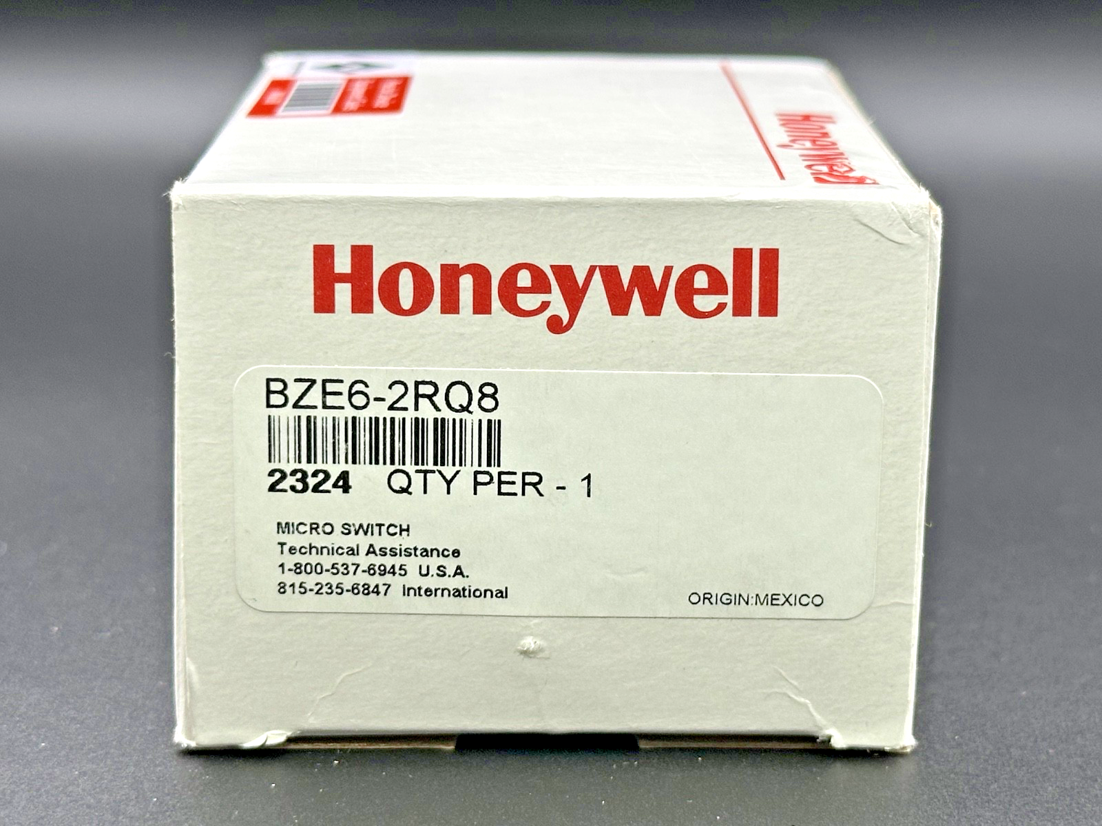 Honeywell BZE6 2RQ8 MICRO SWITCH Roller Plunger Limit Switch 15A New Open Box1