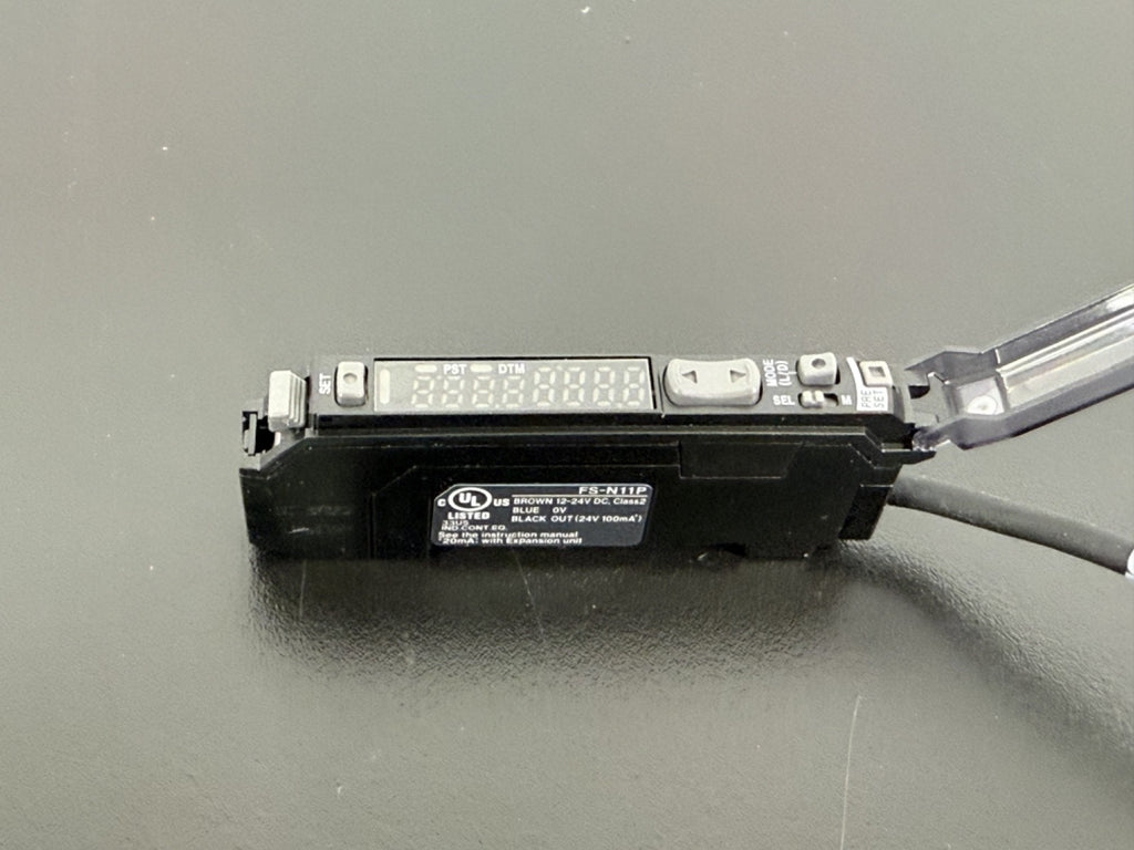Keyence FS SH1P Digital Fiber Optic Sensor Amplifier 12 24VDC5