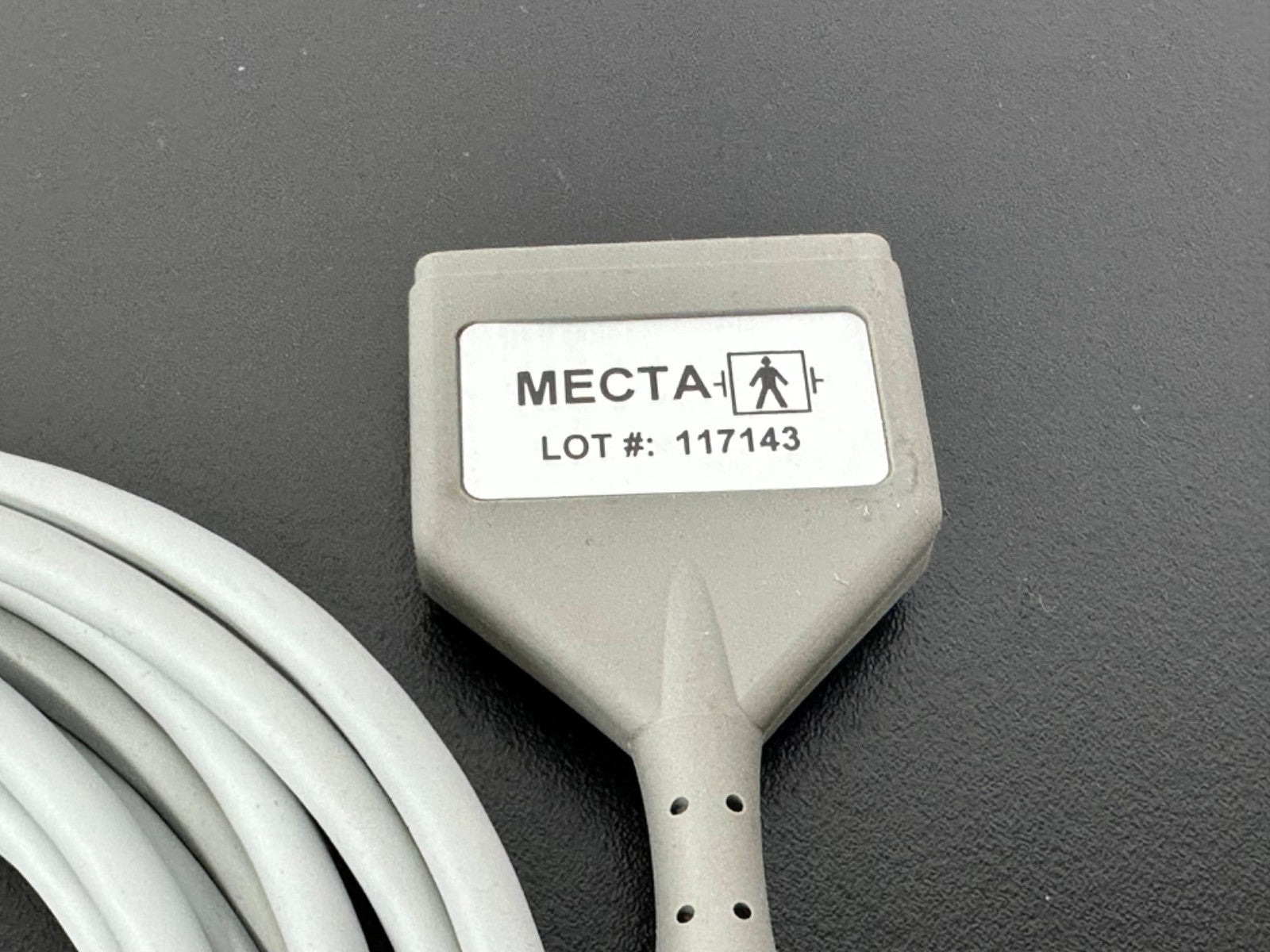 MECTA Safety Monitor Cable Part # 9010 0011 01 ECG EEG Trunk Lead Wire Gray2