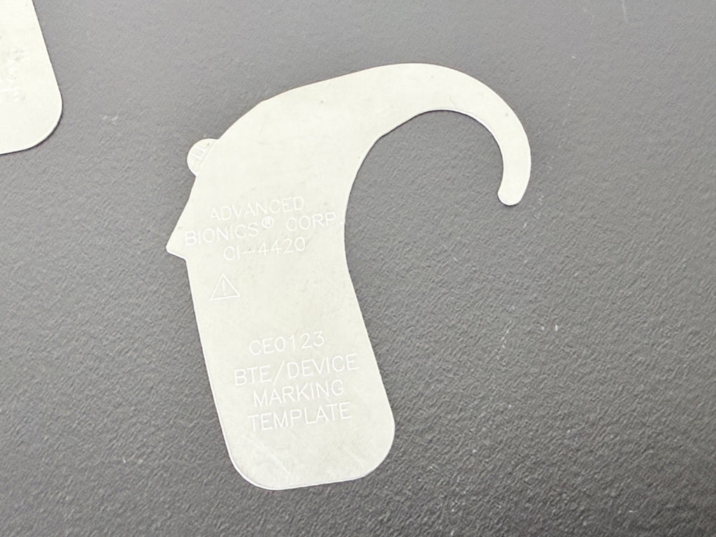 Advanced Bionics CI 4420 & CI 4340 Device Marking Template Set6