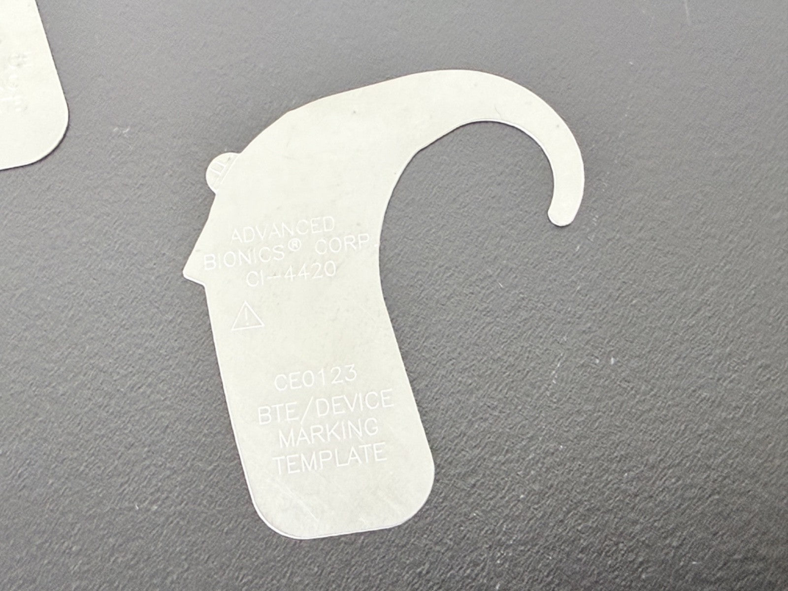 Advanced Bionics CI 4420 & CI 4340 Device Marking Template Set6
