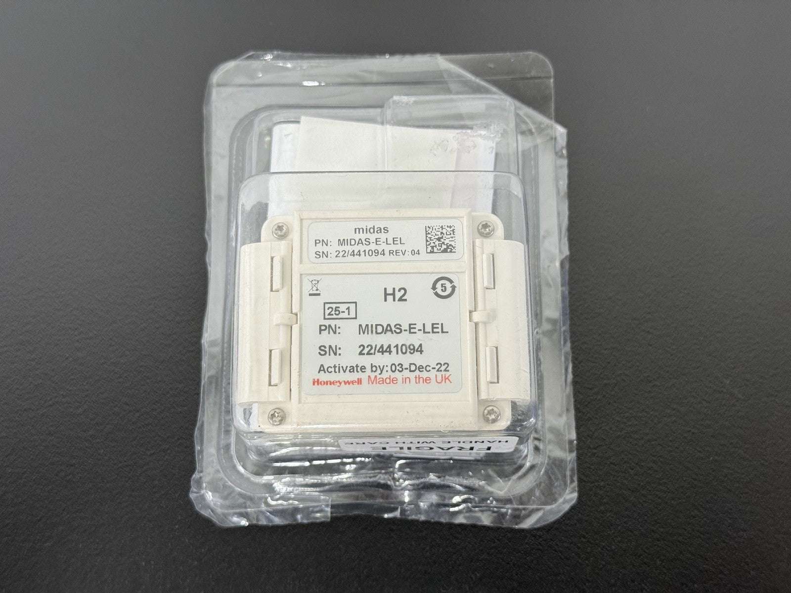 Honeywell MIDAS E LEL Gas Detector Sensor Cartridge1