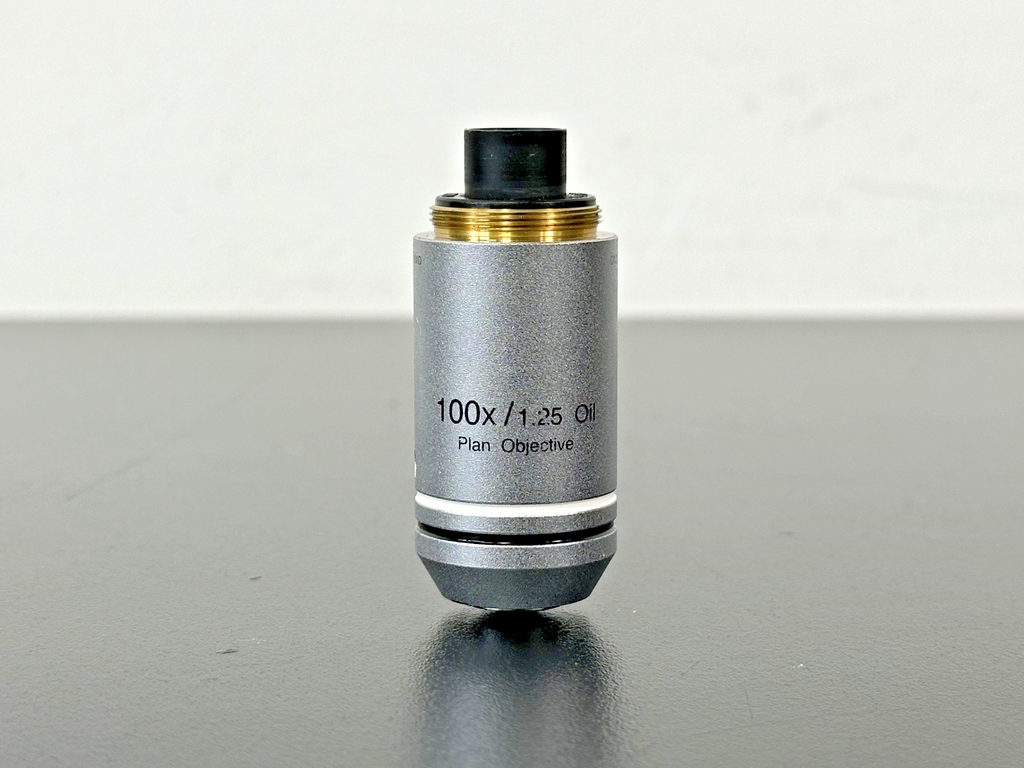 Olympus 100X 1.25 Oil Plan Objective Microscope Lens Infinity FN202