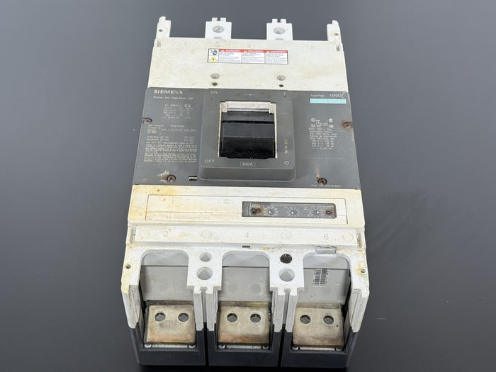 Siemens HNG 800A Circuit Breaker w/ Trip Unit 545 NG Frame MCCB