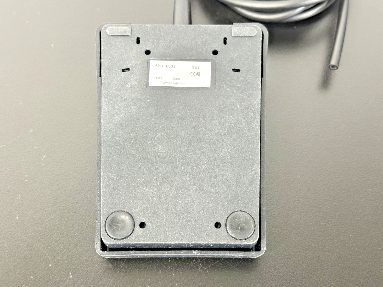 Herga 6210 0001 Pneumatic Foot Switch Air Foot Pedal IPX22