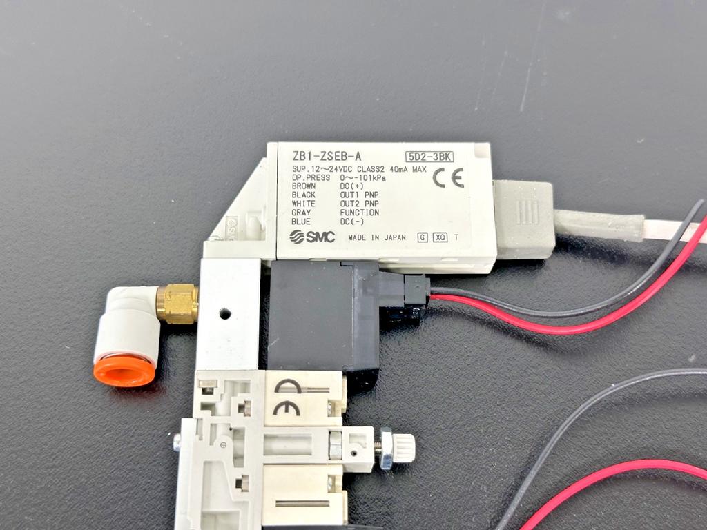 SMC ZB1 ZSEB A Digital Vacuum Pressure Switch Valve Assembly 12 24VDC2