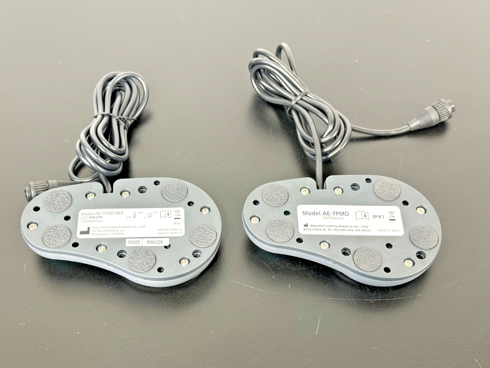 Aseptico AE 7PMD AE 7PMD RFR Dental Footswitch Pedals Lot of 24