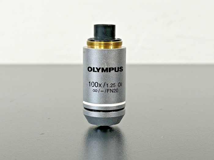 Olympus 100X 1.25 Oil Plan Objective Microscope Lens Infinity FN20