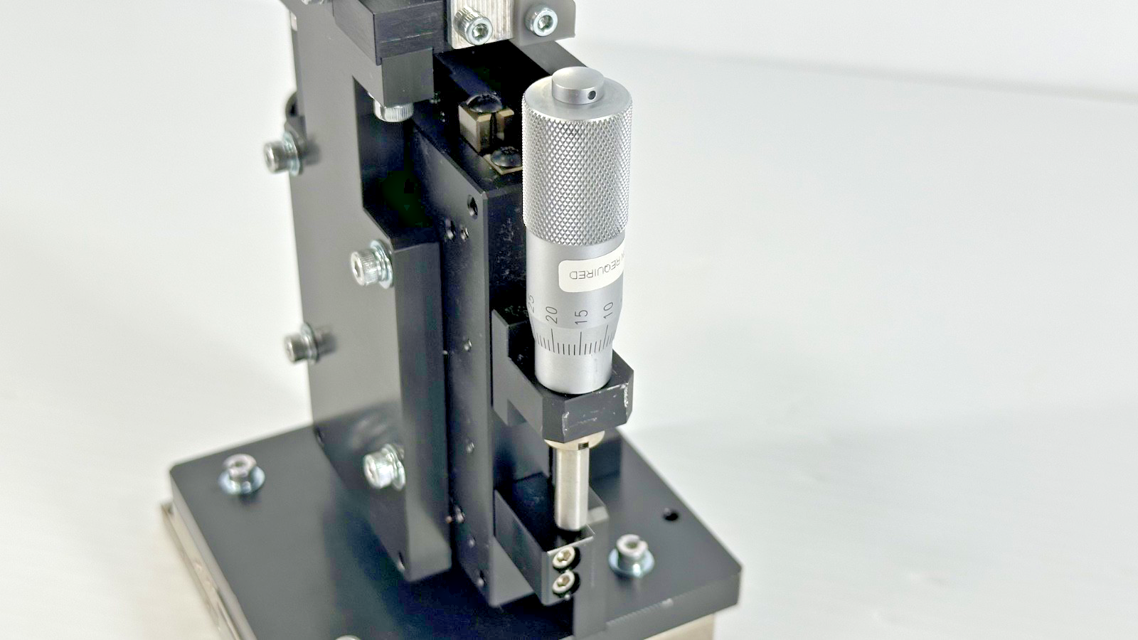 Custom Multi Axis Fiber Optic Alignment Positioning Stage w/ Micrometers3