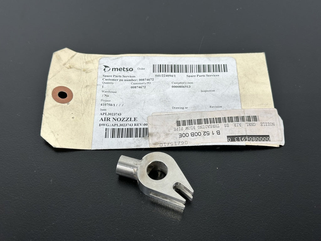 Metso APL3023743 Air Nozzle Stainless Steel Spare Part0