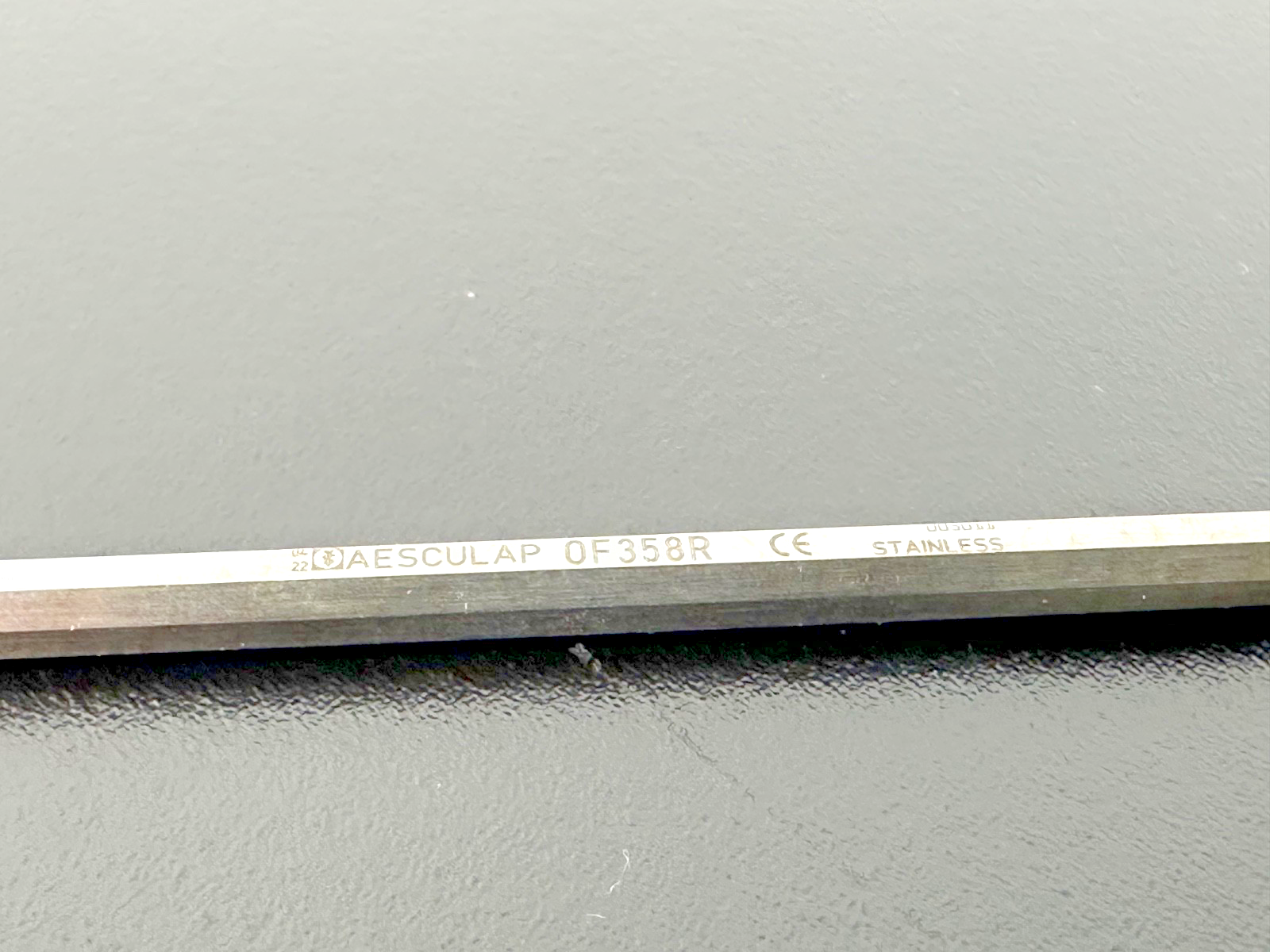 Aesculap OF358R Buck Curved Blunt Curette Fig 2 3mm 6" Stainless2