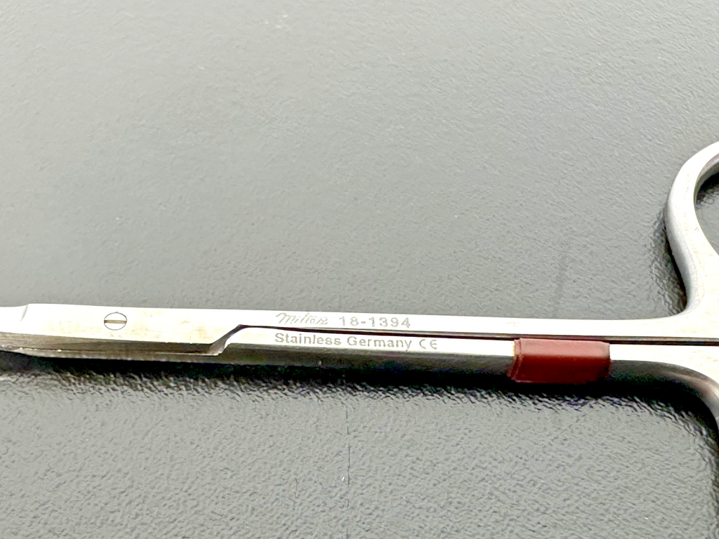 Miltex 18 1394 Bonn Miniature Iris Scissors 3 1/2" Curved Germany3