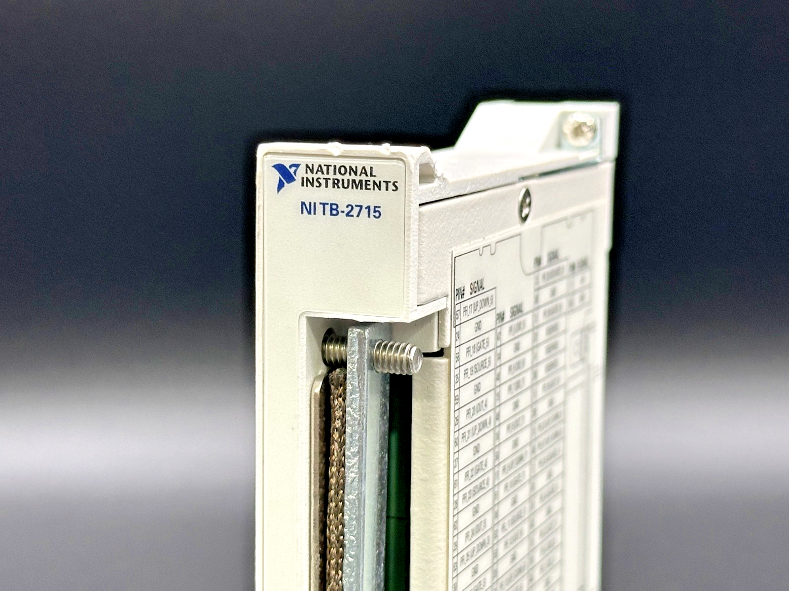 National Instruments NI TB 2715 PXI Digital I/O Terminal Block 187310B 01L1