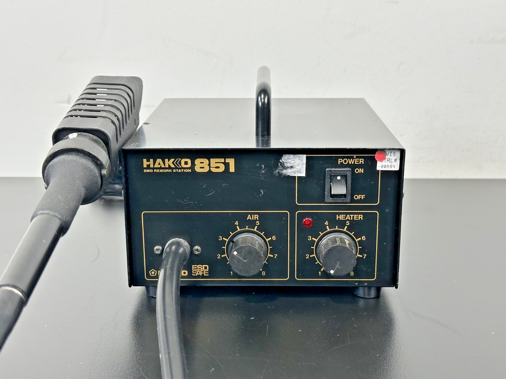 Hakko 851 2 SMD Hot Air Rework Station with 851 Handpiece Working0
