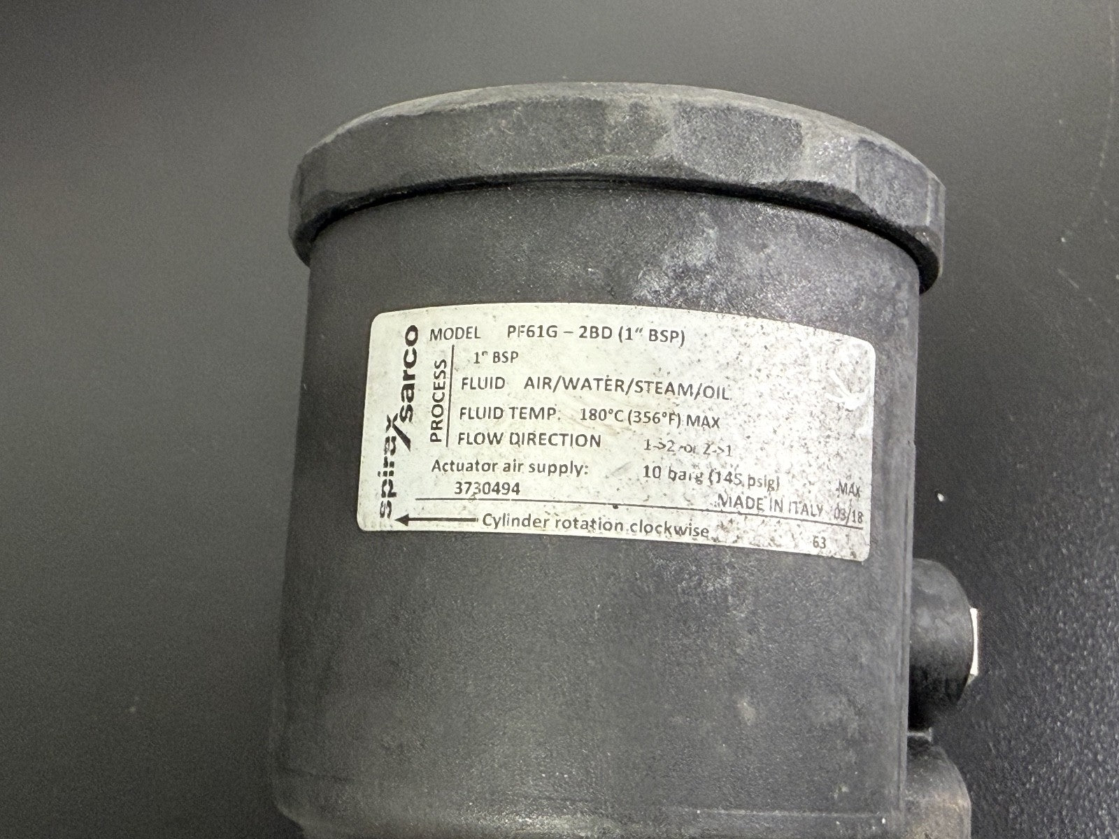 SPIRAX SARCO PF61G 2BD (1" BSP) Solenoid Valve3