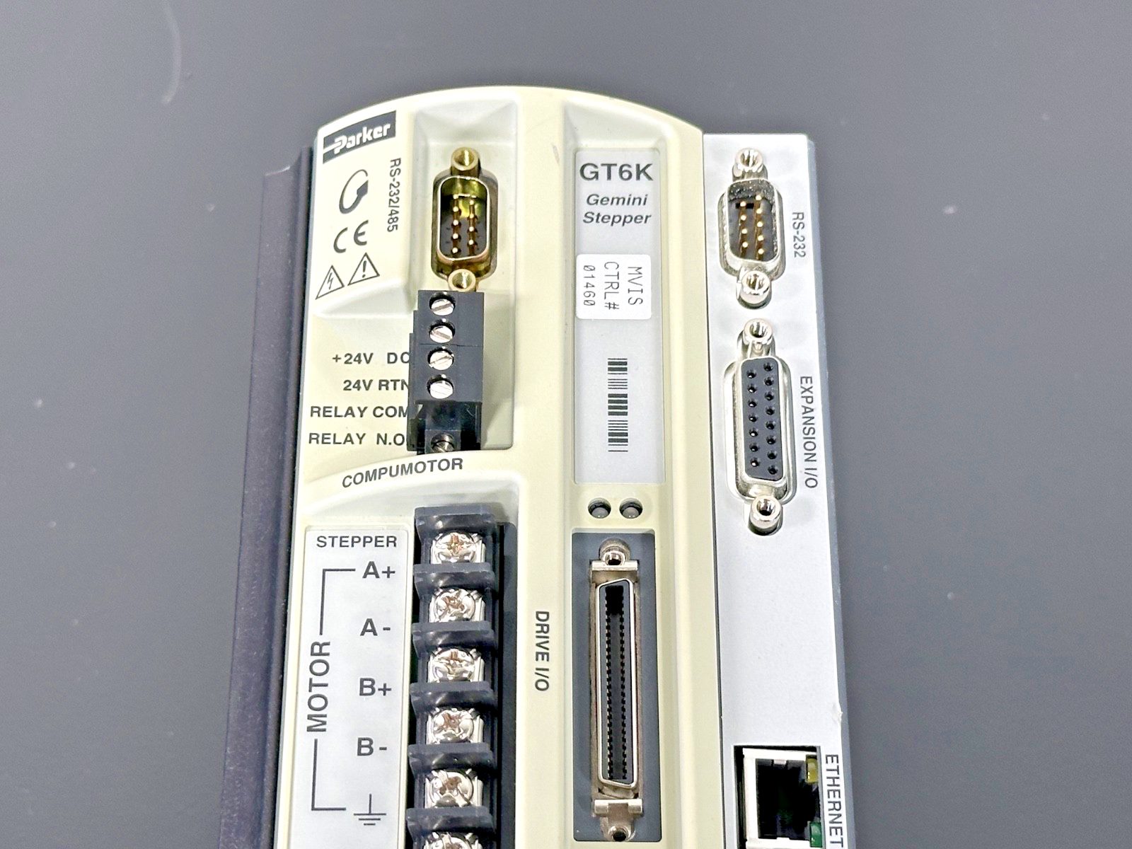 Parker GT6K L5 Gemini Stepper Drive Controller 5A Ethernet 120VAC1