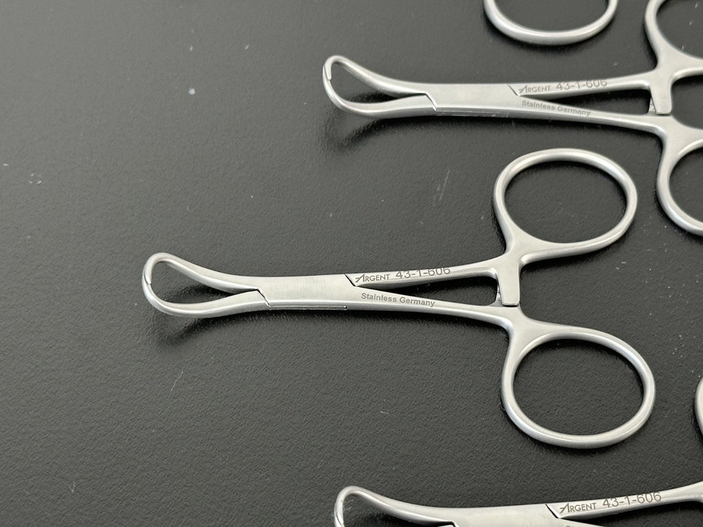 Lot of 4 Argent 43 1 606 Foerster Sponge Forceps Stainless2