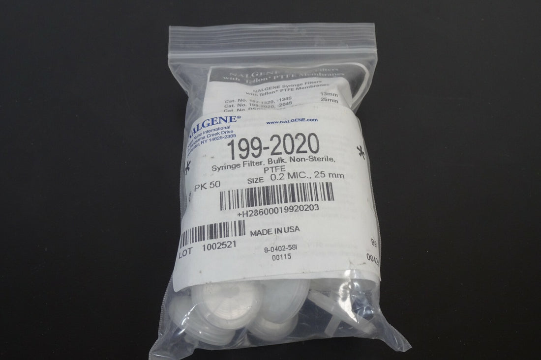 Nalgene 199 2020 Filter PTFE 0.2 Micron 25 mm Pack of 500