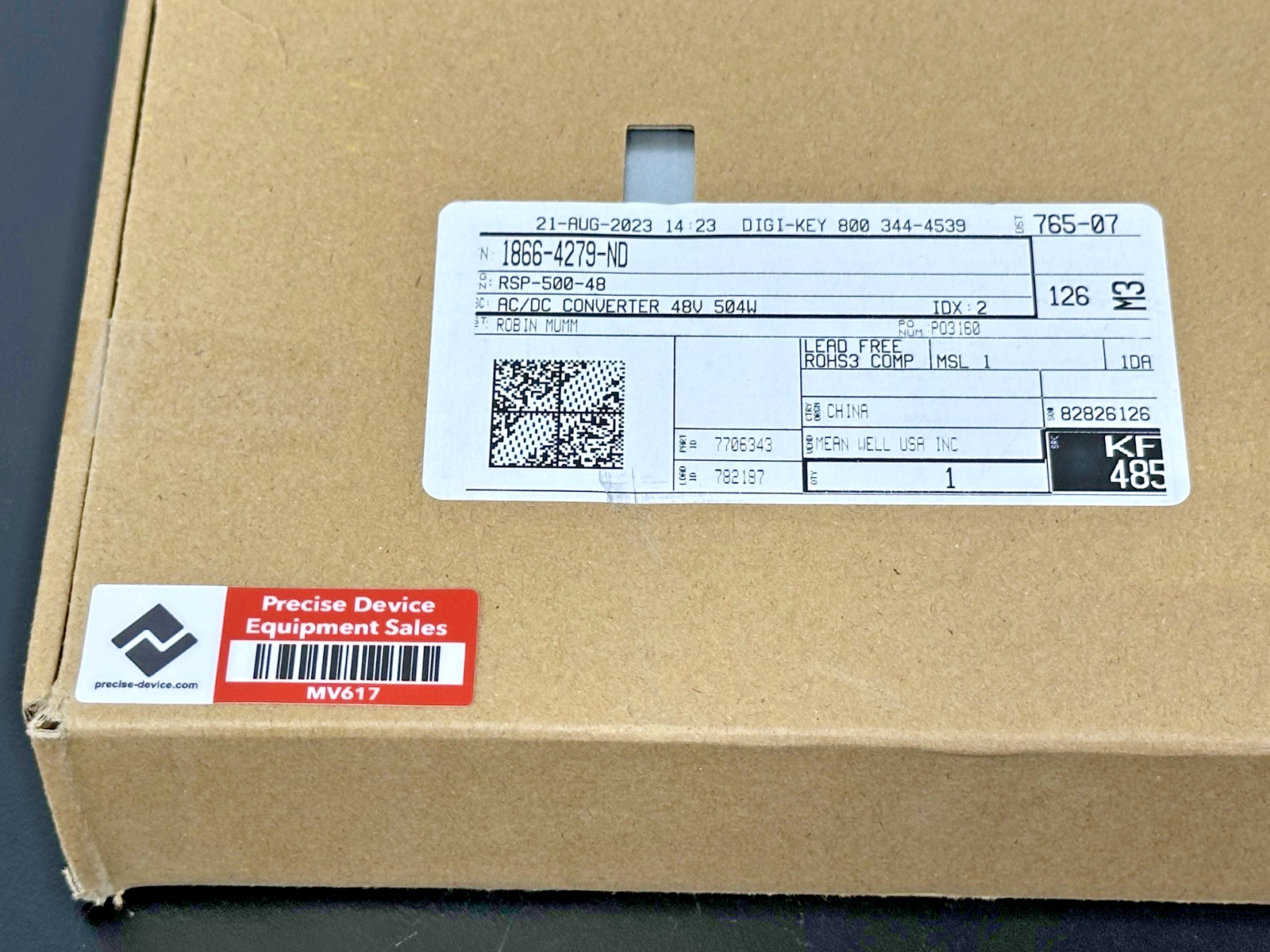 Mean Well RSP-500-48 AC/DC Power Supply 48V 10.5A 504W New Open Box1